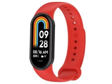 Ремінець силікон Mi Band 8/9/10 red - 1