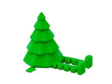 3D Іграшка Christmas tree green - 1