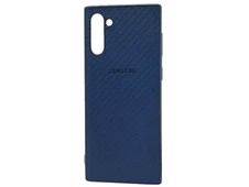 Чехол Carbon Silicone Samsung Note 10 синий - 1