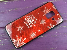 Накладка Samsung A6(18) Snowflake - 3