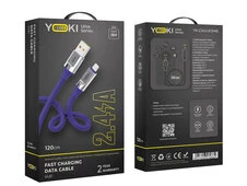 Кабель YOKI Ultra UL61 Lightning 2.4A (1.2m) blue - 4