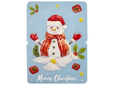 Листівка Новорічна Merry Christmas Snowman - 2