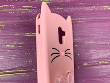 3D CAT&#039;S Love Samsung A8+ (18) Pudra - 4