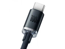 Кабель Baseus Crystal Shine Type-C 100W (1.2m) black - 2