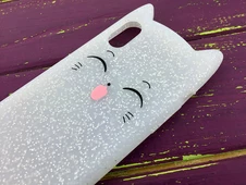 3D Sweet Cat iPhone X/Xs White - 3