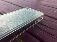 Аквариум блестки iPhone 4 Silver - 2