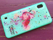 Накладка Summer Samsung A10 flamingo - 3
