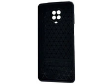 Чехол Leather Weaving для Redmi Note 9s/Note 9 Pro/Note 9 Pro Max черный - 2