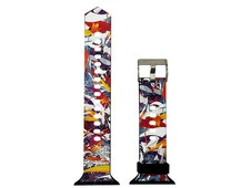 Силиконовые часы 2в1 42(сер.1-3)/44/45/46/49mm Уличное Искусство - 1