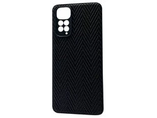 Накладка Leather Weaving Redmi Note 11/11s black - 1