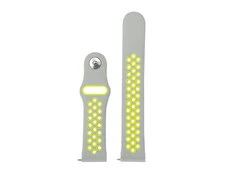 Ремінець Sport Xiaomi Amazfit/Bip/Samsung 22mm gray/neon green - 2