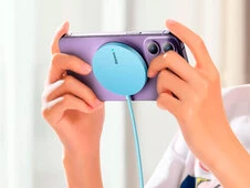 Wireless Charger Baseus Simple Mini3 15W Type-C blue - 8