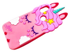 3D Sleep Unicorn Samsung A40 Light Pink - 2