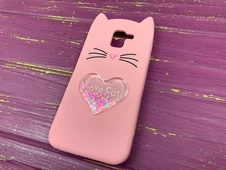 3D CAT&#039;S Love Samsung A8+ (18) Pudra - 3