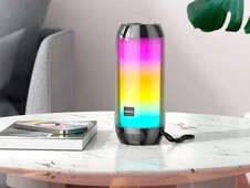 Bluetooth колонка BOROFONE BR25 colorful luminous black - 3
