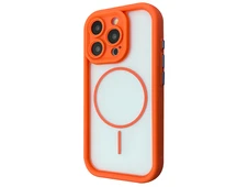 Накладка Clear Shock MagSafe iPhone 16 Pro Max orange - 1