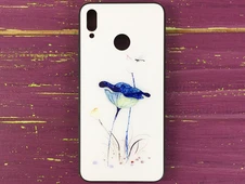 TPU+Glass Honor 8X Blue Poppy - 1