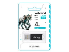 USB Flash 2.0 Wibrand Cougar 4Gb black - 2