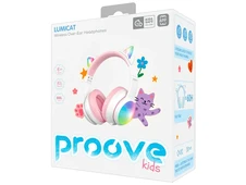 Навушники Proove Kids LumiCat Wireless white/pink - 2