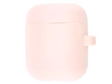 Чехол Soft touch для AirPods (19) пудровый - 1