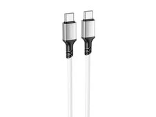 Кабель Borofone BX83 Type-C to Type-C 60W/3A (1m) white - 2