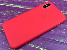 Case soft touch 1:1 iP Xs Max (14) red - 2