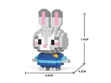 Конструктор фігурка Пікселі BRICKS Judy Hopps - 2