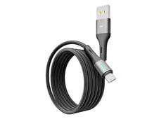 Кабель YOKI Led LE17 Micro 3A (1.2m) black - 3