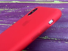 Case soft touch 1:1 iP Xs Max (14) red - 4