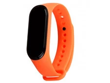 Ремінець силікон Mi Band 7 neon orange - 1