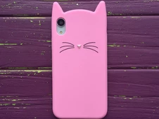 3D CAT&#039;S iPhone Xr Pink - 1