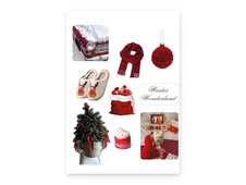 Набор 3D стикеров макси Stix С Рождеством - 2