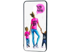 TPU+Glass Girls Redmi 8a Mom life - 1