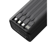 Power Bank XO PR285 30000 mAh lightning/micro/Type-C/USB + LED Lamp black - 2