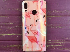 TPU+Glass Monaco P Smart(19) flamingo - 1