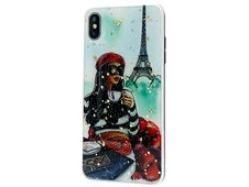 Накладка Confetti iPhone Xs Max Red beret Paris - 1