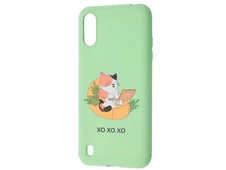 WAVE Fancy Samsung A01 freelance cat/green - 1