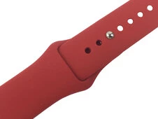 Apple Watch деш 42(сер.1-3)/44/45/46/49mm (33) темно-красный - 3