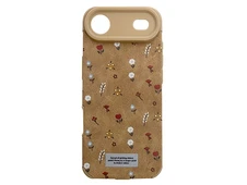 TPU Soft Flowers iPhone 17 Air brown - 1