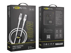 Кабель YOKI Extra EX11 Type-C to Type-C 60W (1.2m) white - 5