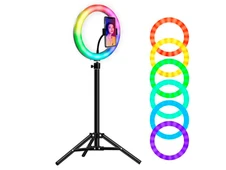 Led стойка RGB MJ26 26см без штатива черный - 2