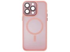Shadow Matt Metal Buttons + Camera MagSafe iPhone 14 Pro Max pink - 2