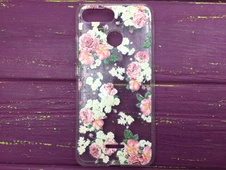 Силікон Redmi 6 white rose - 1