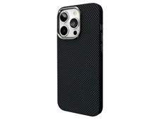Накладка Elite Carbonique MagSafe Metal Frame iPhone 14 Pro black grey - 2