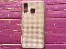 Силікон Full Diamond Samsung A40 Silver - 1