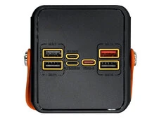Power Bank TUGII Y106 PD22.5W/ + кабель Type-C/Lightning/Micro 60000 mAh black - 2