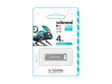 USB Flash 2.0 Wibrand Chameleon 4Gb silver - 2