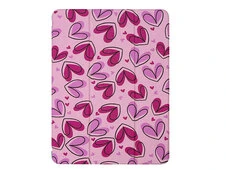 Силиконовый чехол Print для iPad 10.2 (19) с креплением для стилуса pink love - 1