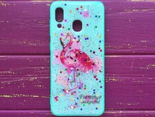 Чехол Summer Samsung M20 flamingo - 1