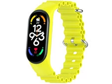 Ocean Band Mi Band 3/4/5/6/7 neon yellow - 1
